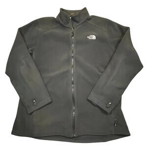 The North Face Soft Shell Jacket Fleece Black Full Zip‎ Men XL Outdoor Hiking